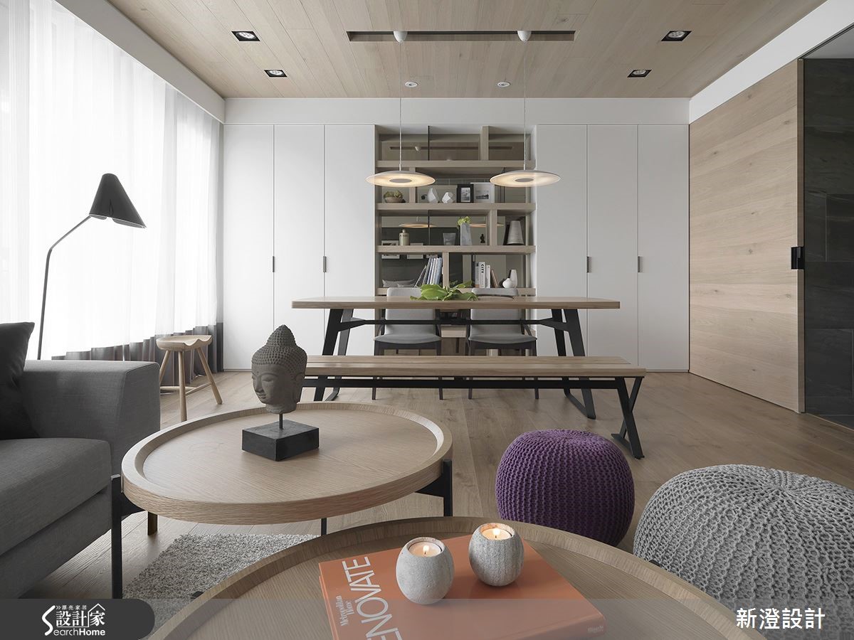 洗鍊的北歐風格居家，總是在簡單的「黑白灰」配色，營